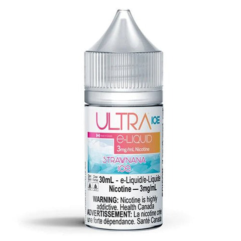 Ultra E - Liquid Iced by Ultra Liquid Labs - Strawnana Ice - Eliquid - Canada